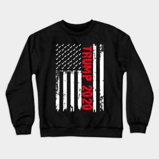 Trump 2020 American Flag Crewneck Sweatshirt